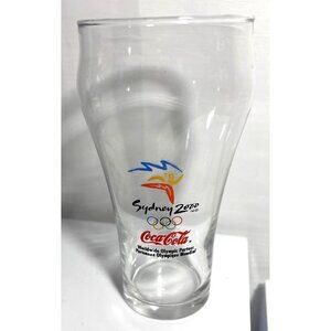 Sydney 2000 Olympics Glass Coca Cola Pint 6" Tall Coke